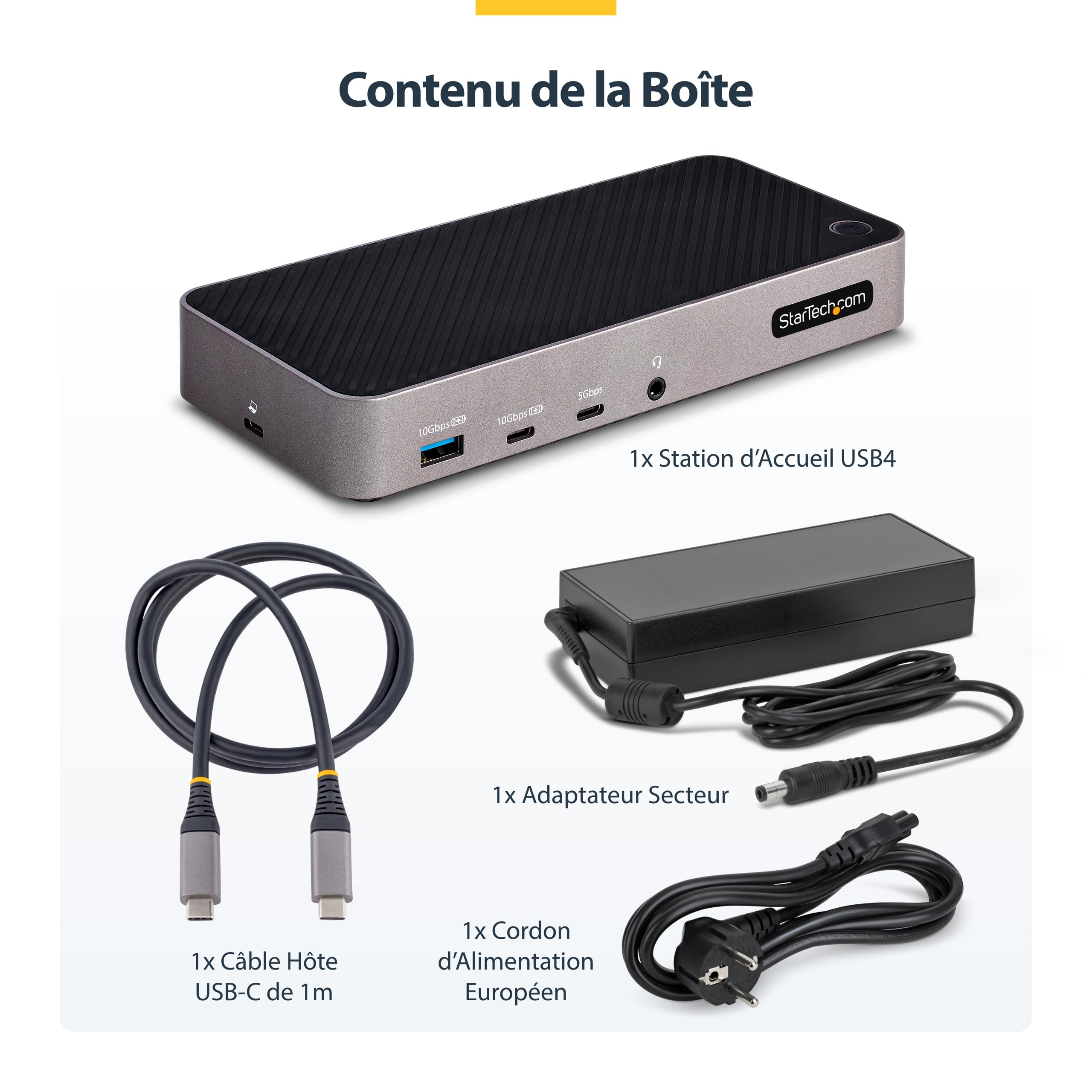 startech-com-station-d-accueil-usb-c-triple-4k-hdmi-displayport-100w-pd image 7
