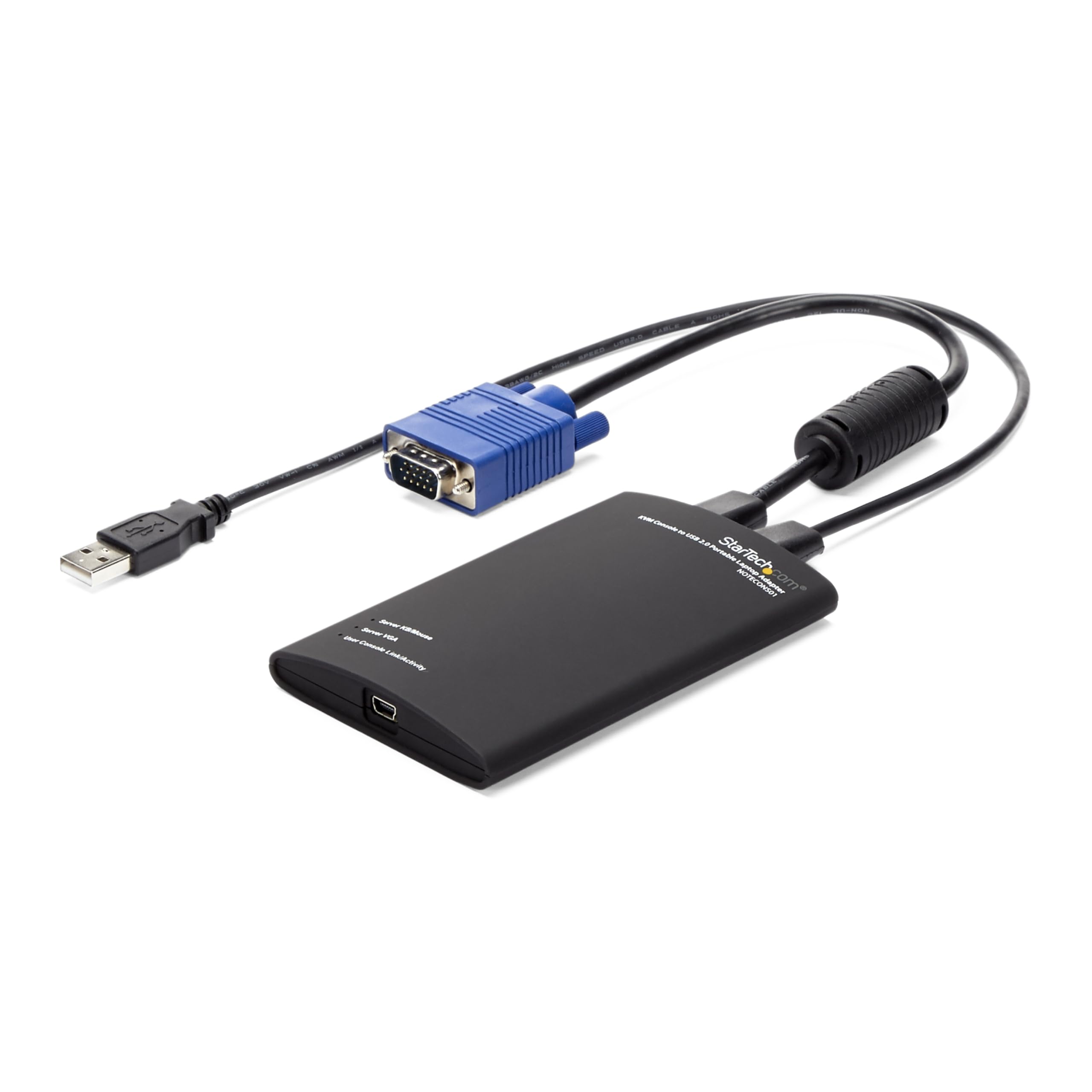 startech-com-notecons01-adaptateur-crash-cart-portable-usb-vers-vga-pour-serveur image 1