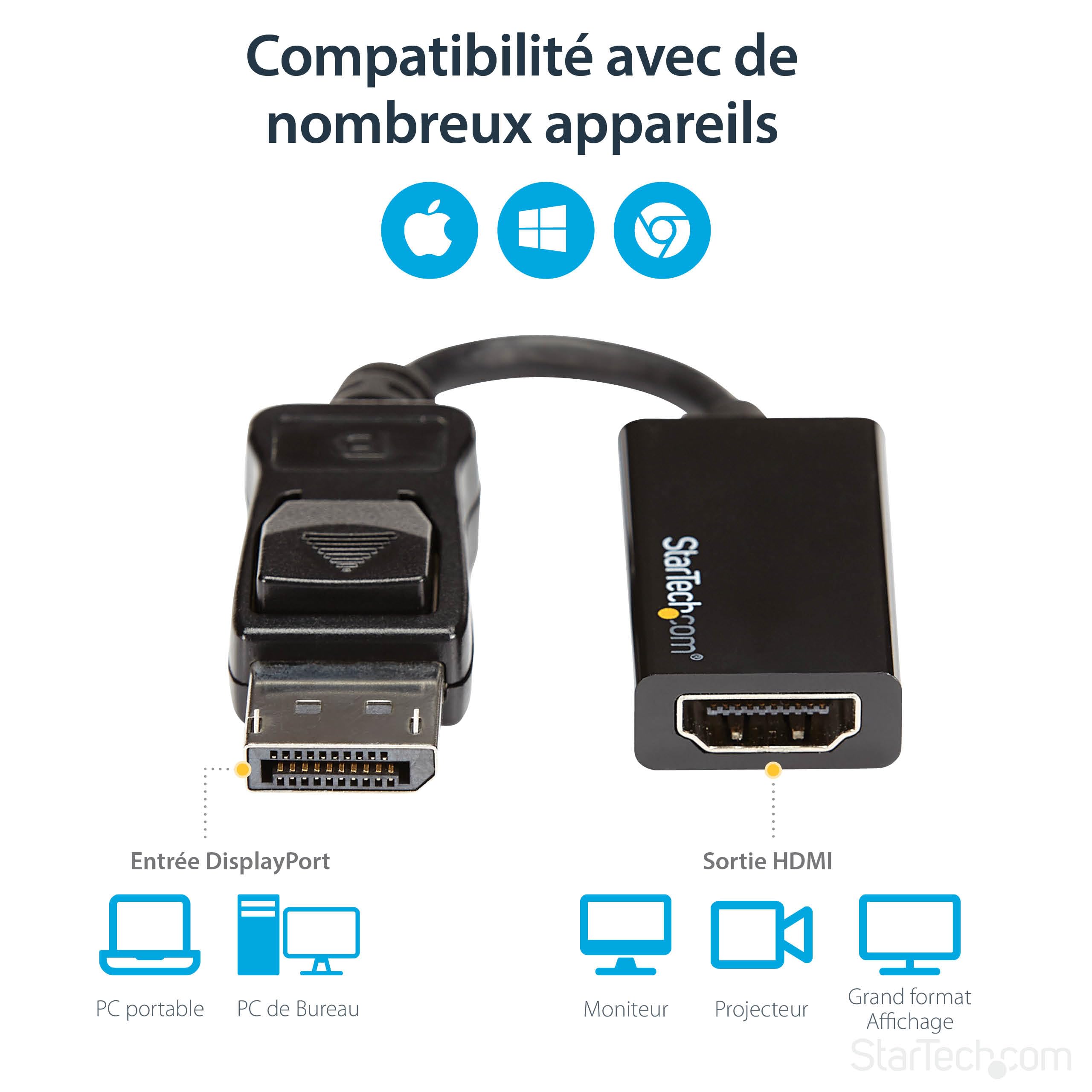 startech-com-adaptateur-actif-displayport-vers-hdmi-4k-60hz-hdcp-dp2hd4k60s image 5
