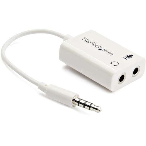 startech-com-muyhsmffadw-r-partiteur-casque-3-5mm-4-positions-avec-micro-blanc image 5