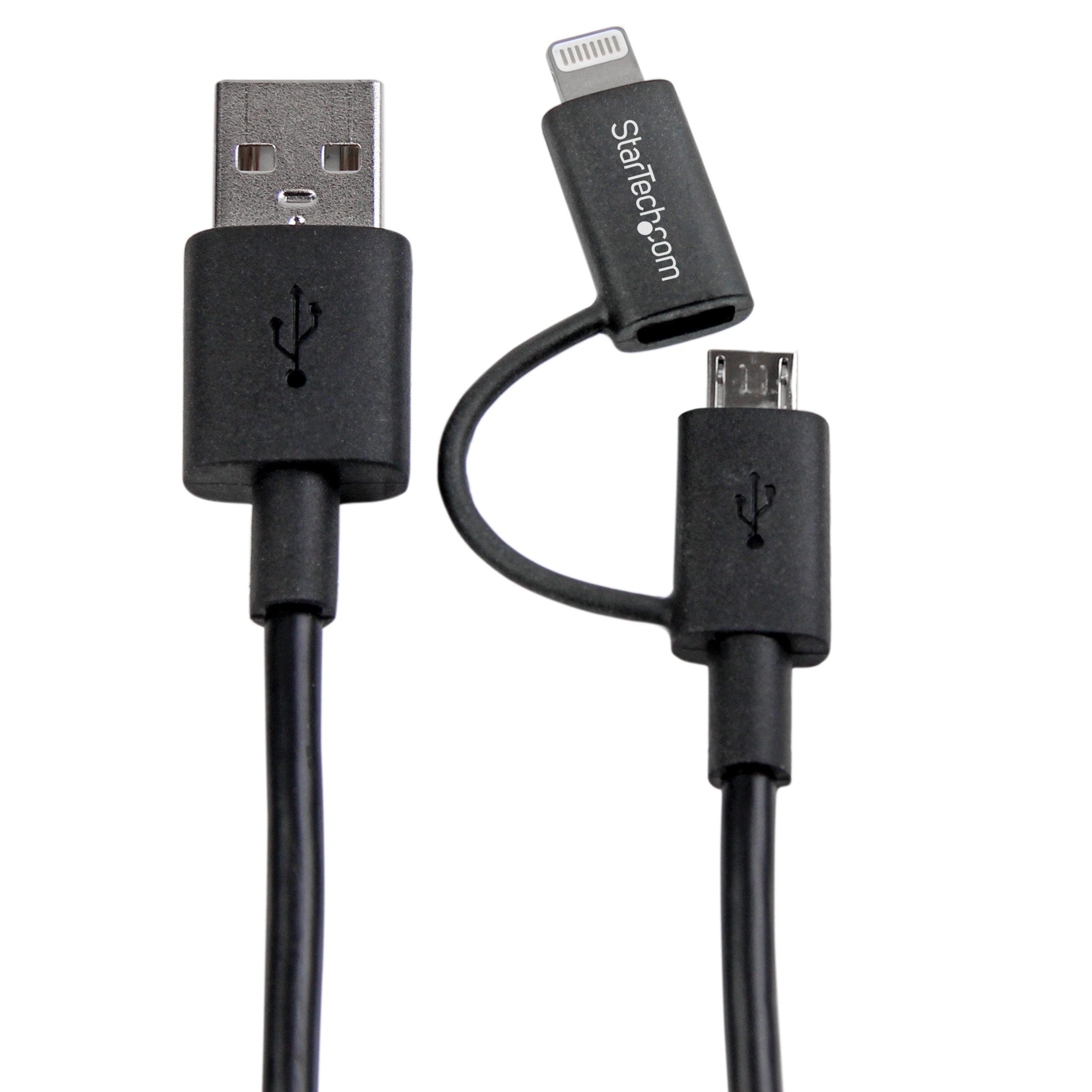 startech-com-c-ble-lightning-8-broches-micro-usb-vers-usb-1-m-charge-et-synchron image 4