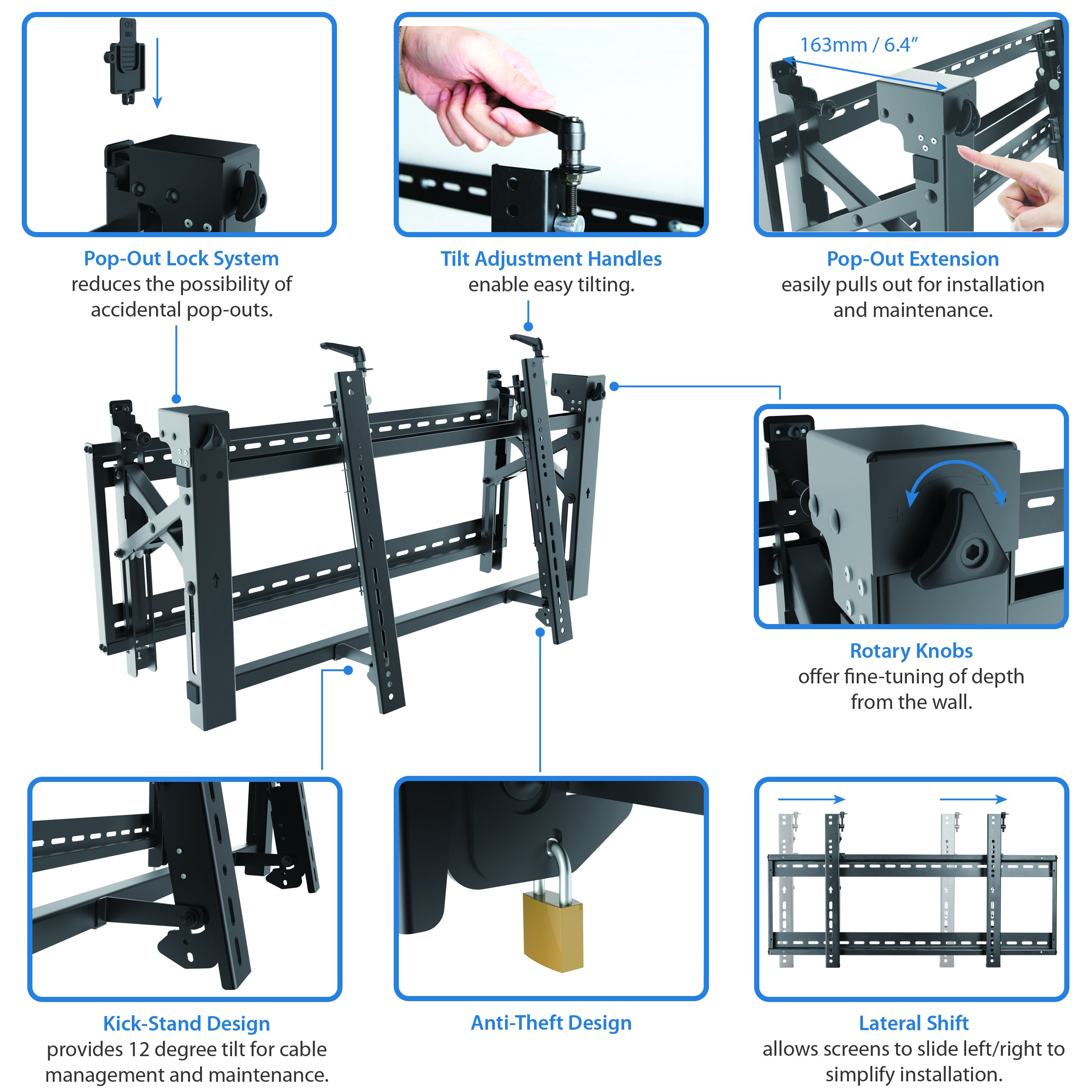 startech-com-vidwallmnt-support-mural-acier-pour-cran-45-70-avec-antivol image 6