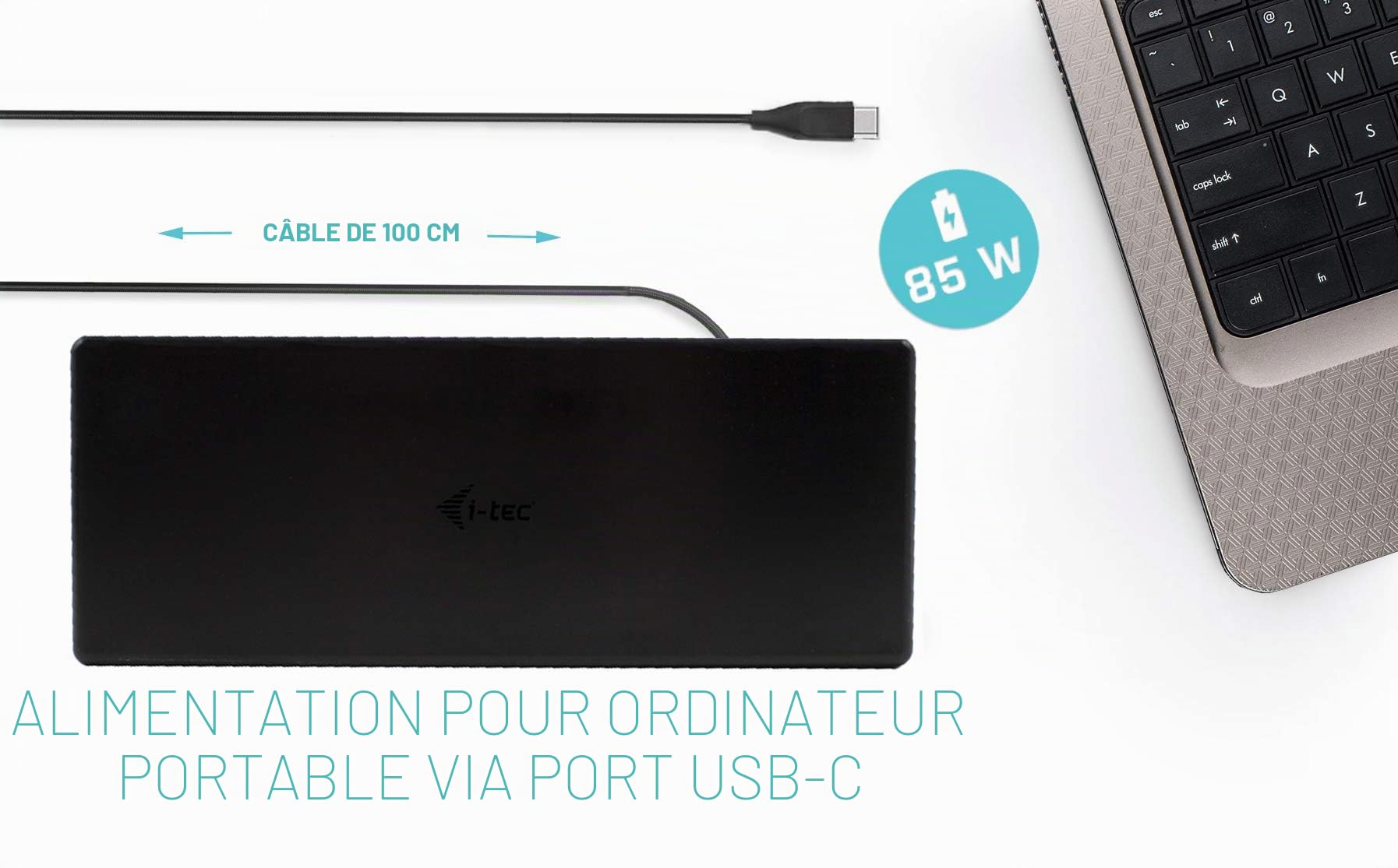 i-tec-usb-c-triple-4k-station-d-accueil-2x-displayport-hdmi-ethernet-85w image 6