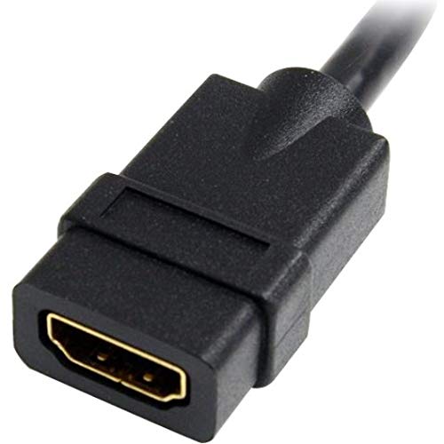 startech-com-rallonge-hdmi-15-2-cm-4k-30hz-m-le-vers-femelle-noire-hdmiextaa6in image 5