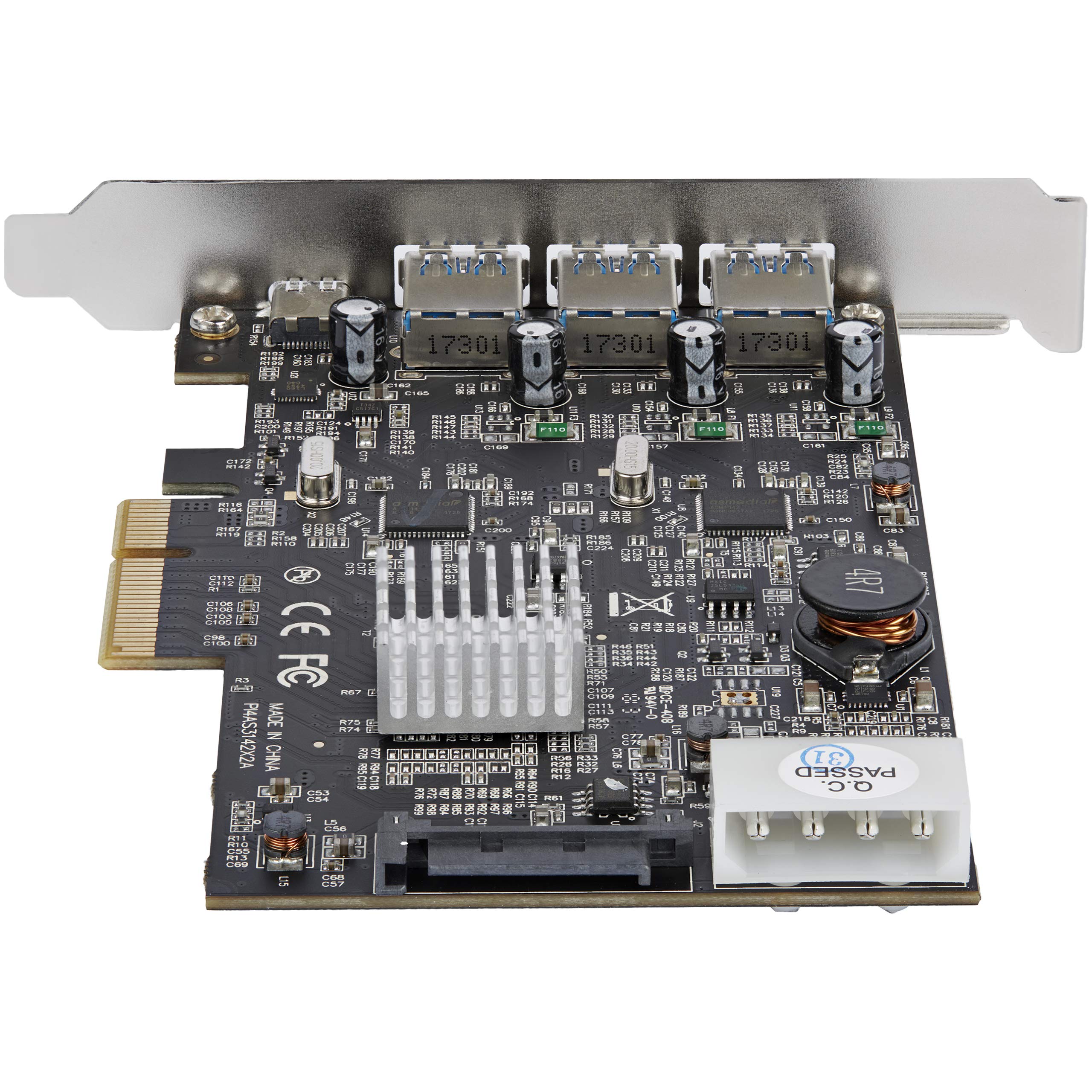 startech-com-pexus313ac2v-carte-pcie-usb-3-1-10gbps-3x-usb-a-1x-usb-c image 3