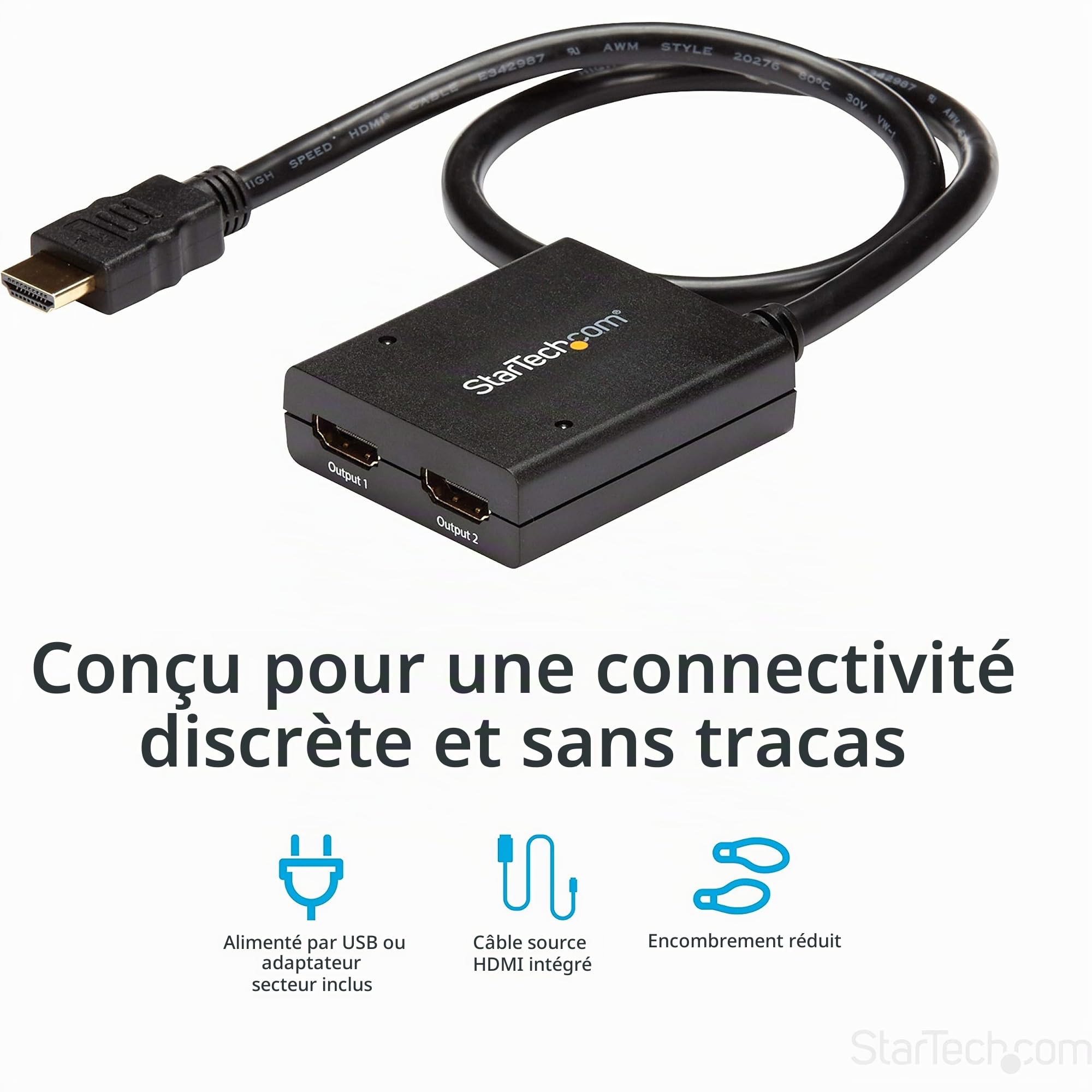startech-com-st122hd4ku-r-partiteur-hdmi-1-vers-2-4k-30-hz image 5