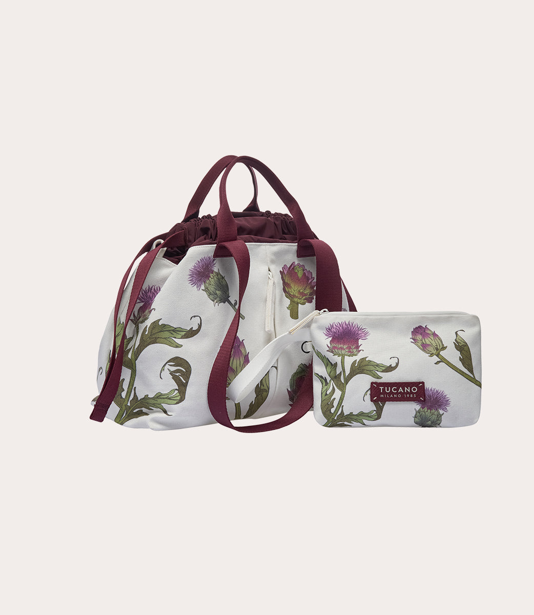 tucano-carry-artichoke-small-sac-shopper-toile-botanique image 4