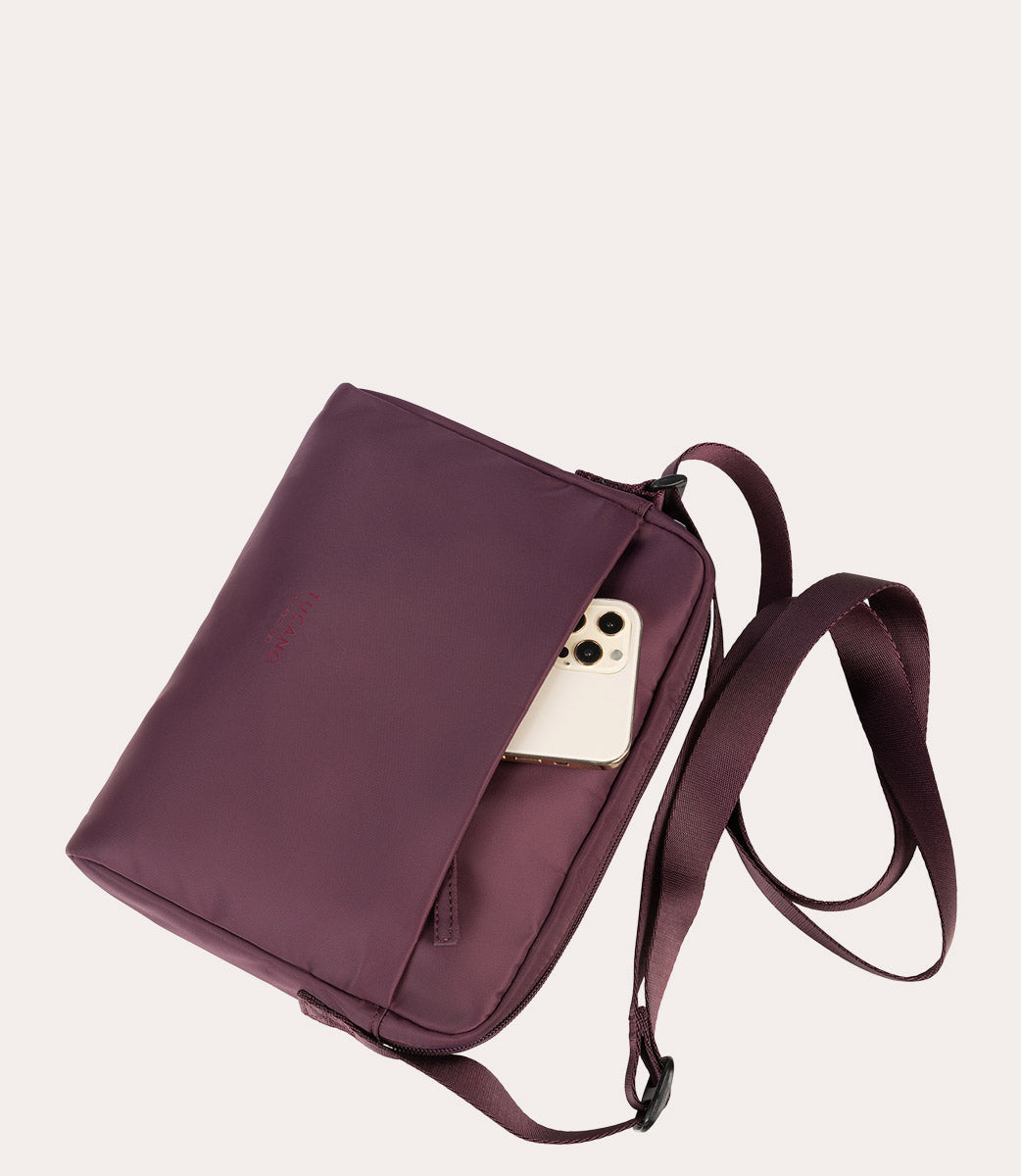 tucano-spilla-sac-bandouli-re-horizontal-nylon-recycl-anti-ondes-smartphone image 2