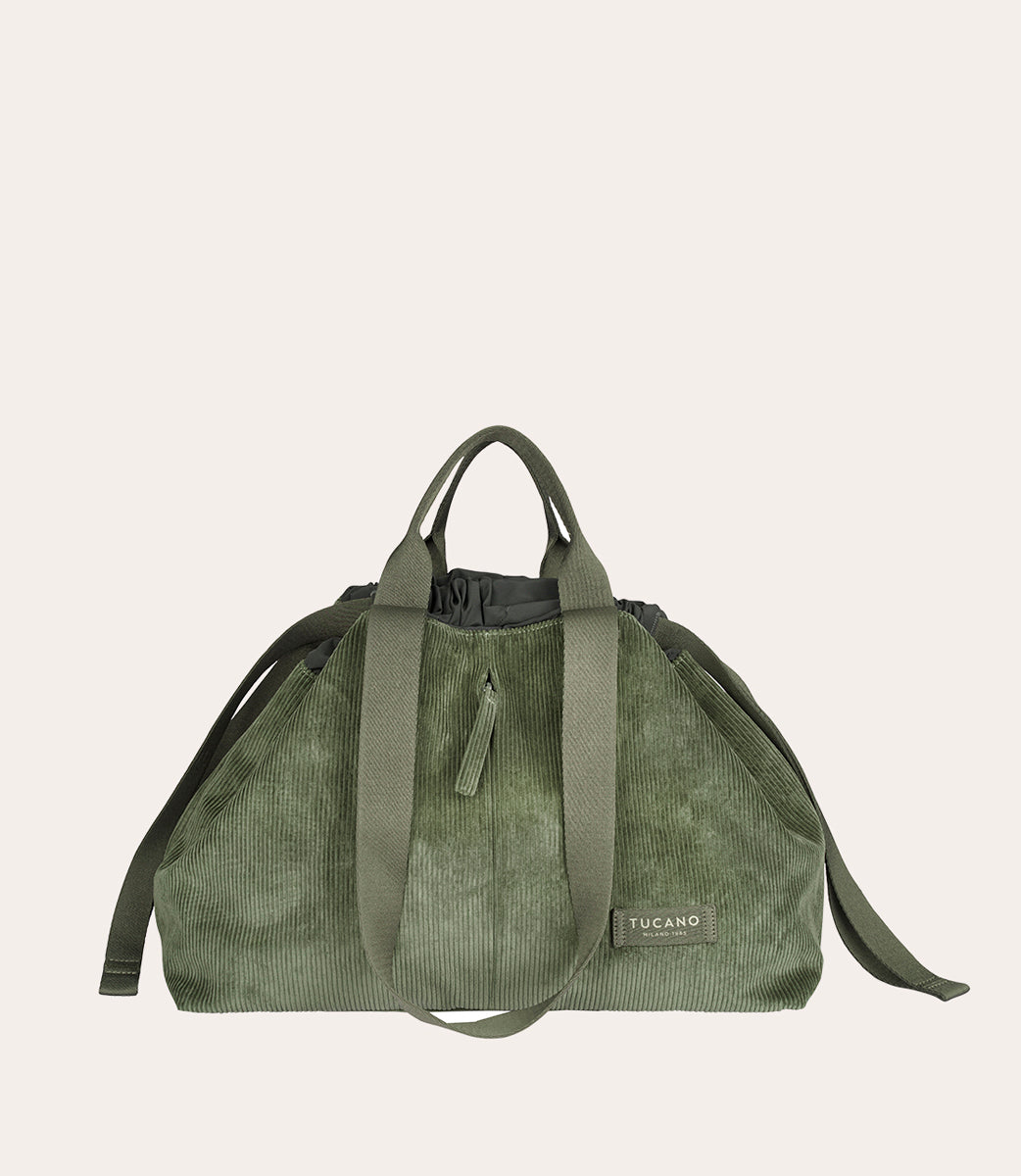 tucano-carry-corduroy-medium-sac-shopper-velours image 1