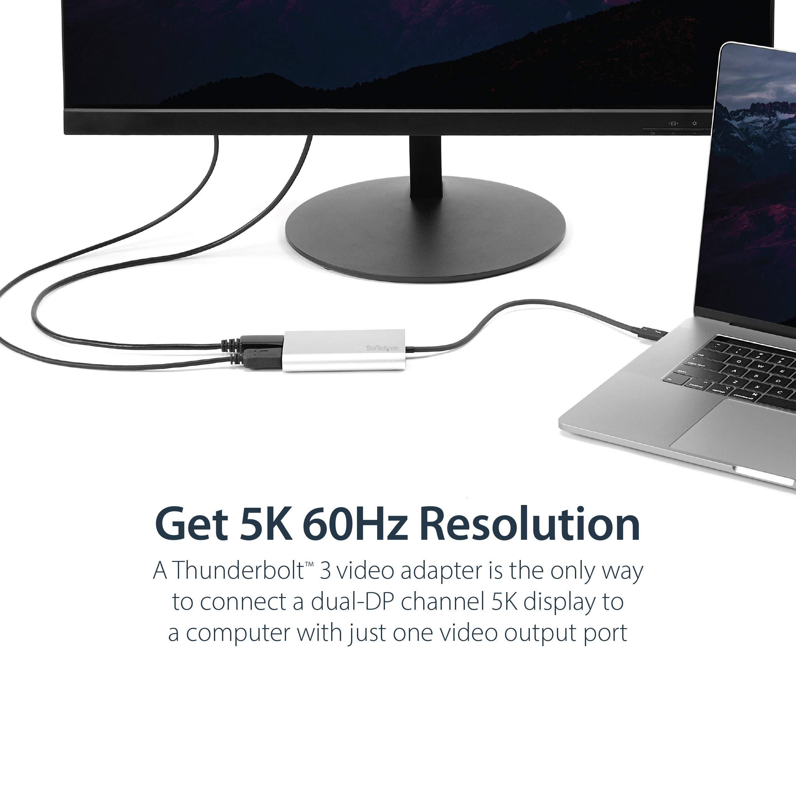 startech-com-tb32dp2t-adaptateur-thunderbolt-3-vers-double-displayport-4k-60hz image 4