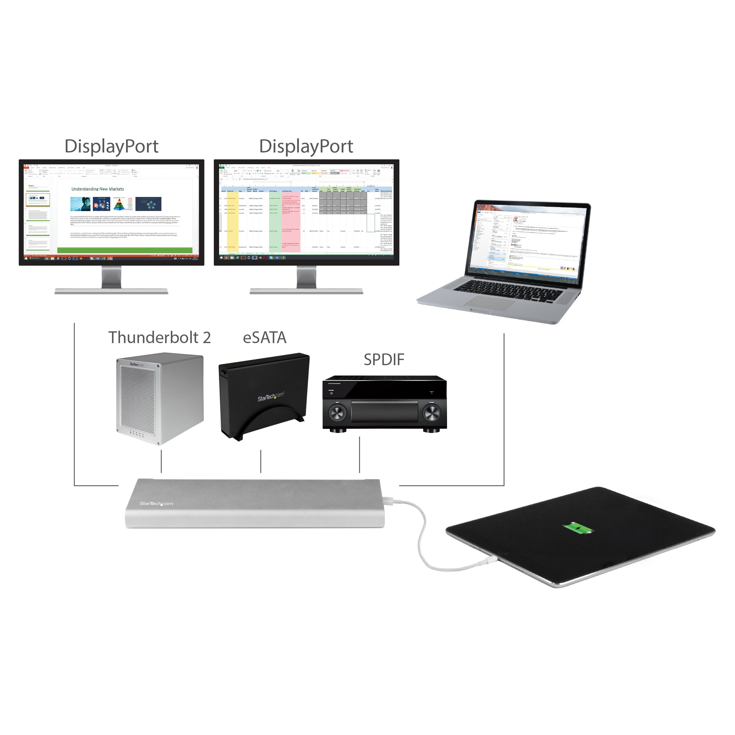 startech-com-tb2dock4k2dp-station-d-accueil-thunderbolt-2-double-displayport-4k image 6