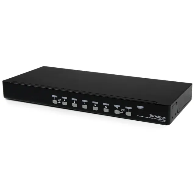 startech-com-switch-kvm-8-ports-1u-usb-vga-osd-sv831dusbu image 1