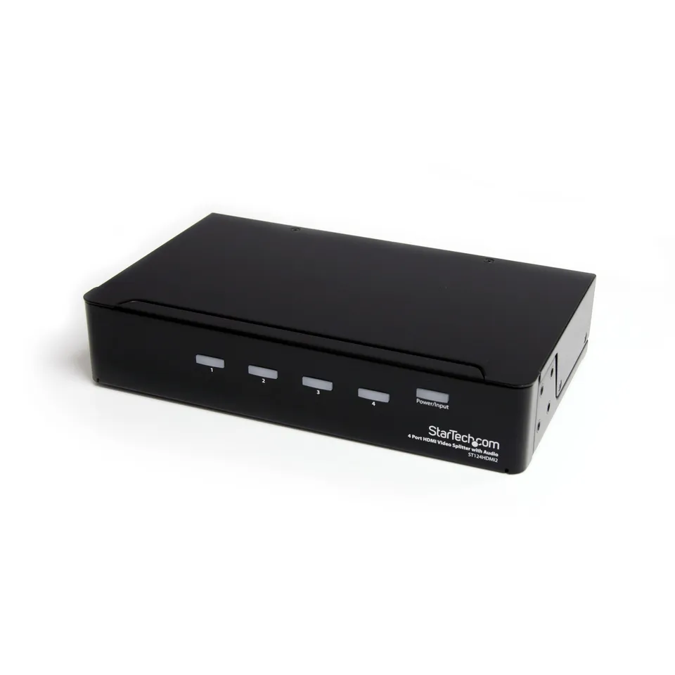 startech-com-r-partiteur-vid-o-hdmi-4-ports-avec-amplificateur-et-audio image 1