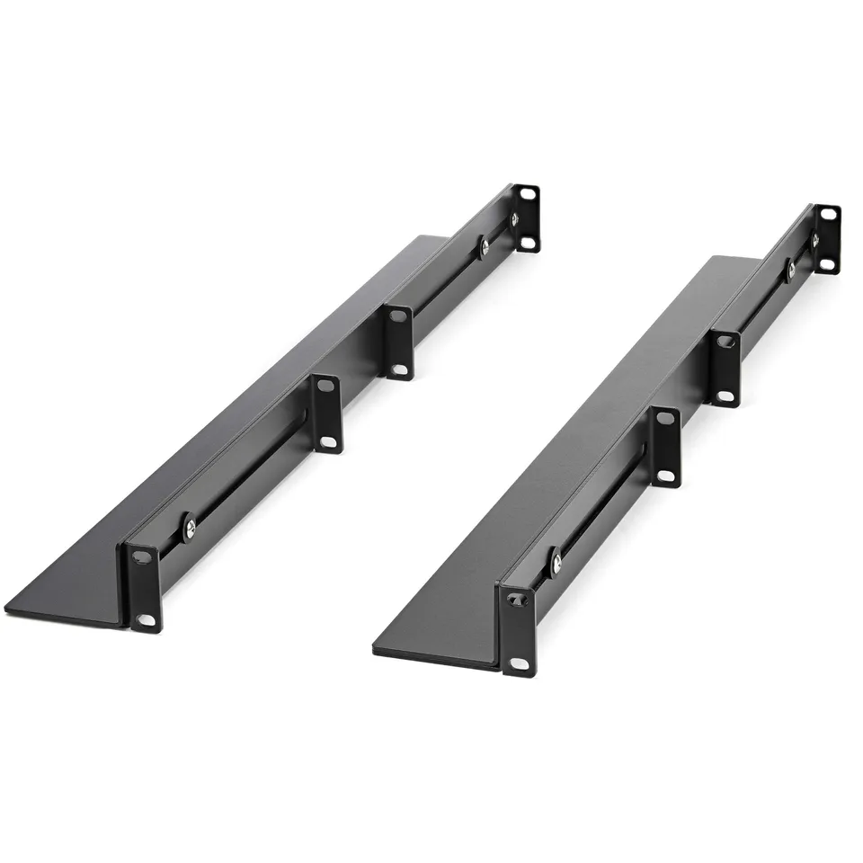 startech-com-unirails1ub-rails-rack-1u-4-montants-19-61-91-4-cm-90-kg image 1