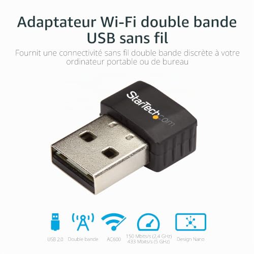 startech-com-usb433acd1x1-adaptateur-usb-wifi-ac600-bi-bande-nano image 7