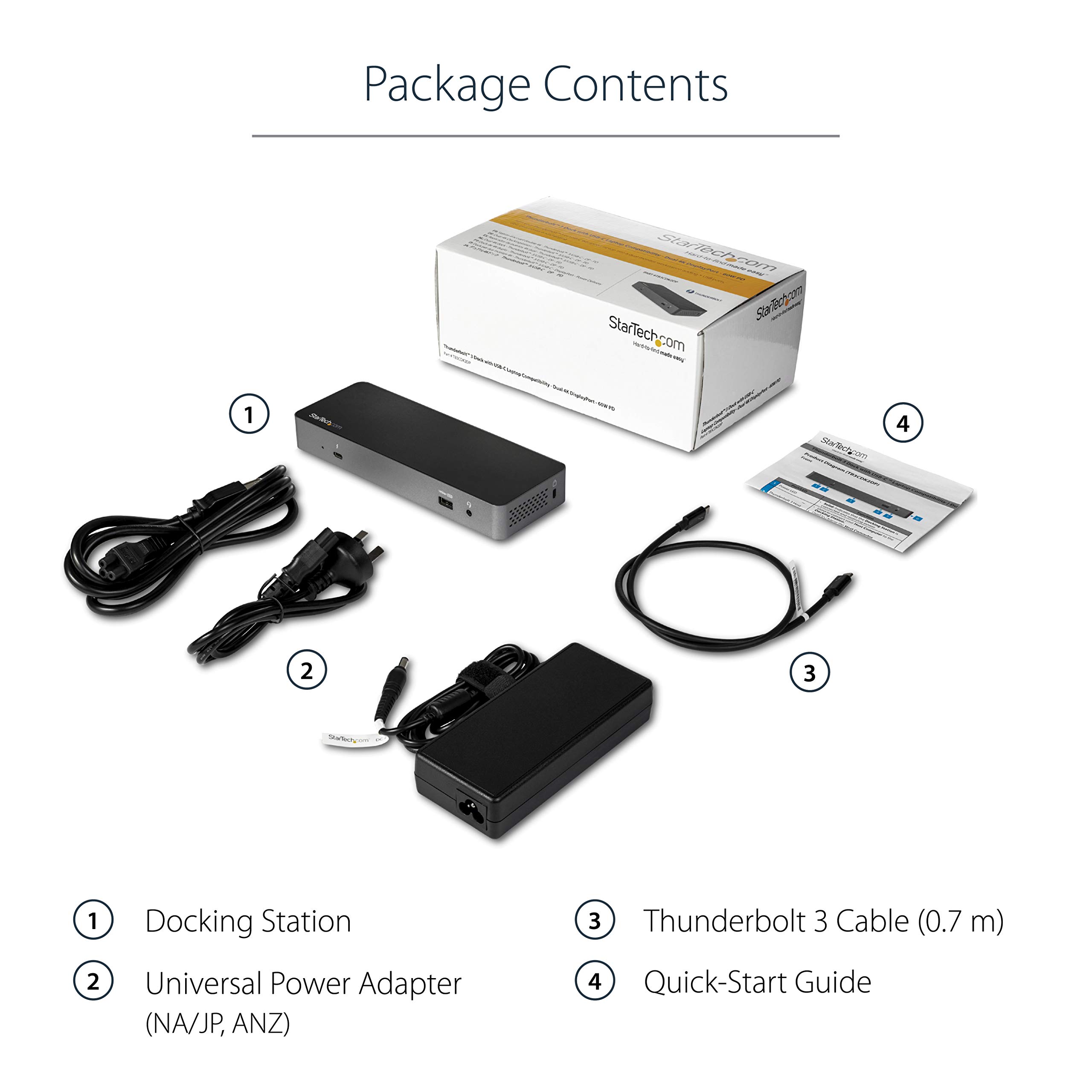 startech-com-tb3cdk2dpue-station-d-accueil-thunderbolt-3-usb-c-double-4k-60hz-pd image 6