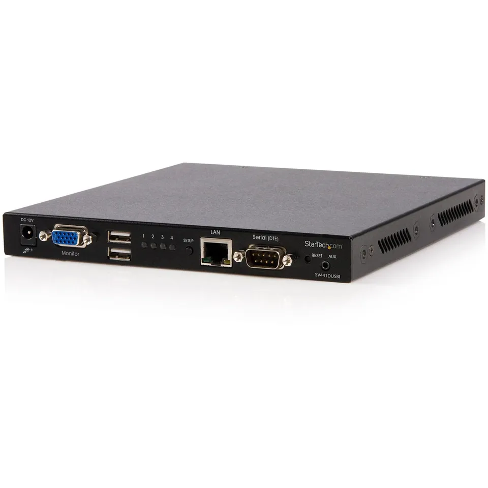 startech-com-kvm-vga-usb-sur-ip-4-ports-avec-support-virtuel-sv441dusbi-acc-s-di image 1