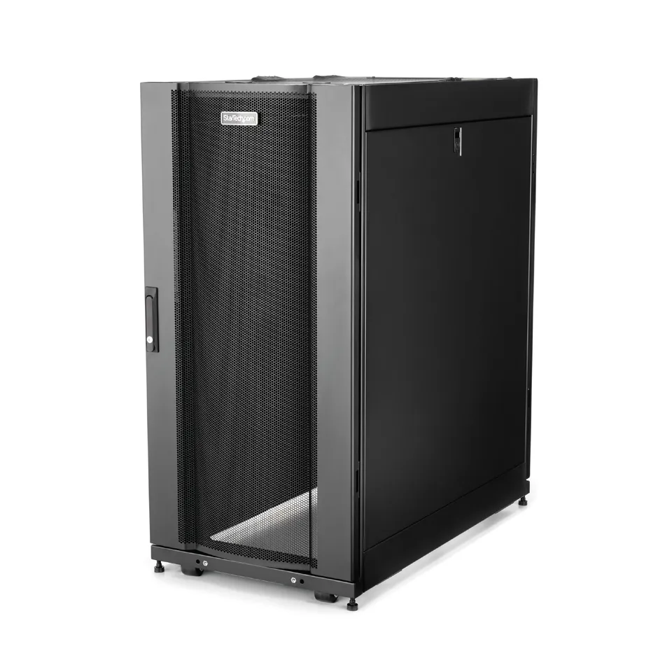 startech-com-rk2537bkm-armoire-serveur-25u-19-pouces-4-montants-89-cm-1500-kg image 1
