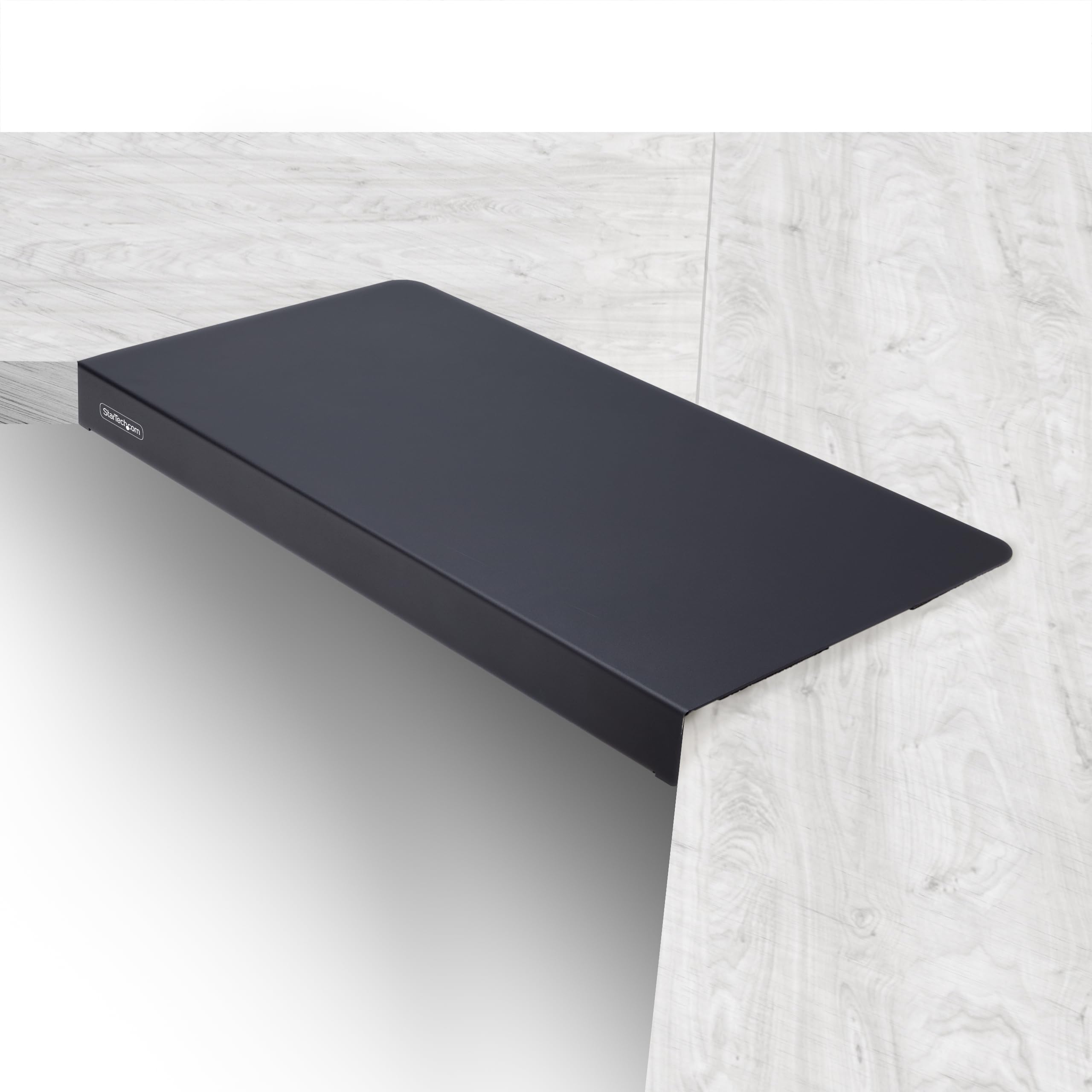startech-com-dskcrnrslv-plateau-d-angle-acier-pince-pour-clavier-et-souris image 1