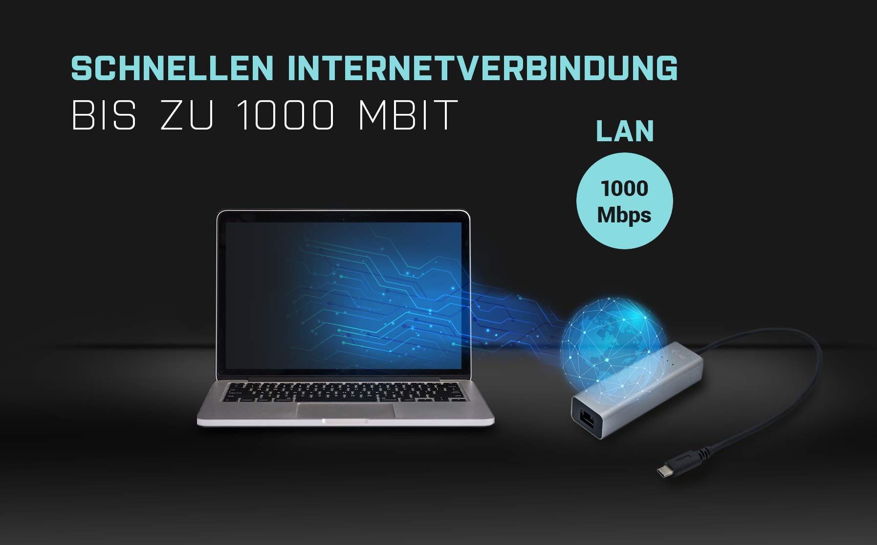 i-tec-c31metalglan-adaptateur-usb-c-vers-gigabit-ethernet-rj-45-m-tal image 4