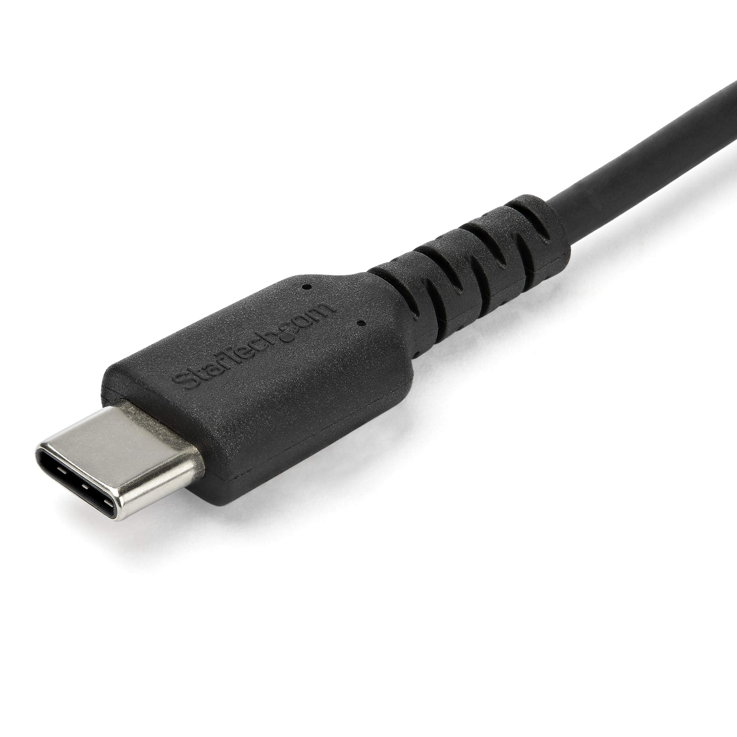 startech-com-c-ble-usb-a-vers-usb-c-2m-charge-3a-sync-usb-2-0-robuste-noir image 2
