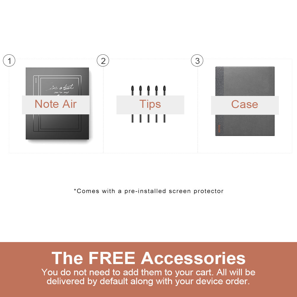 boox-note-air-pack-tablette-epaper-10-3-pouces-avec-housse-et-mines-offertes image 2