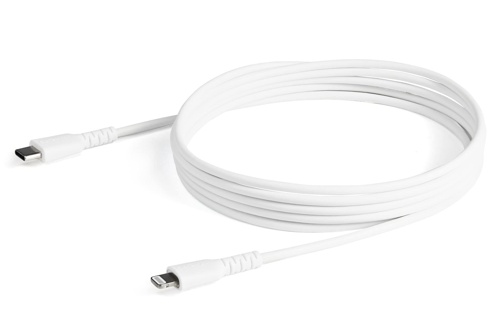 startech-com-rusbcltmm2mw-c-ble-usb-c-vers-lightning-2m-blanc-aramide-mfi image 4