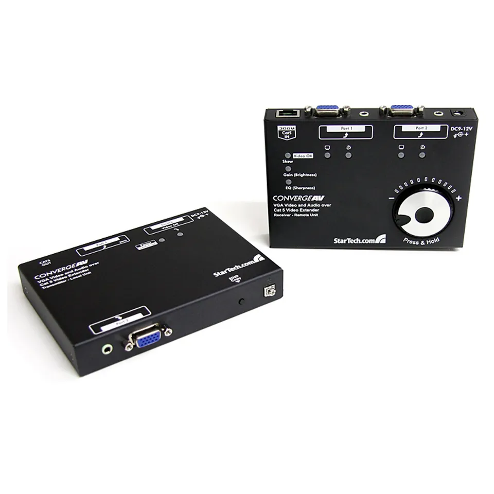 startech-com-extendeur-vid-o-vga-audio-sur-cat5-300-m-st122utpal image 1