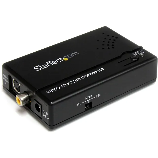 startech-com-vid2vgatv2-convertisseur-composite-et-s-vid-o-vers-vga-noir image 1