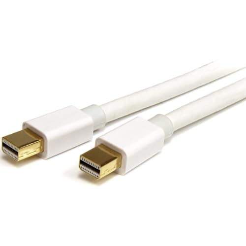 startech-com-c-ble-mini-displayport-1-2-vers-mini-dp-1m-4k-blanc-mdpmm1mw image 4