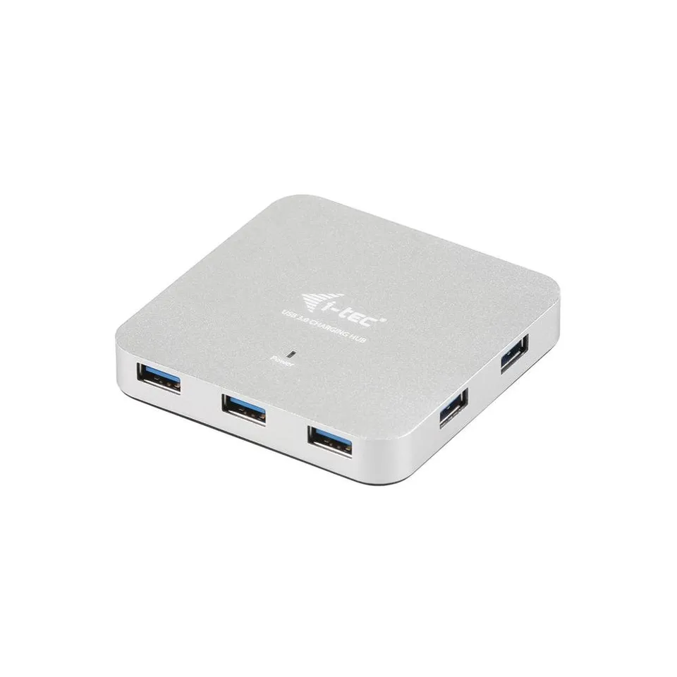 i-tec-solomon-hub-usb-3-0-aliment-7-ports-5-gb-s-avec-alimentation-externe image 1
