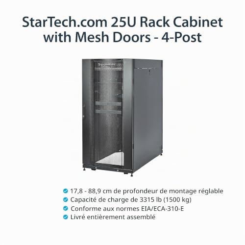 startech-com-rk2537bkm-armoire-serveur-25u-19-pouces-4-montants-89-cm-1500-kg image 8