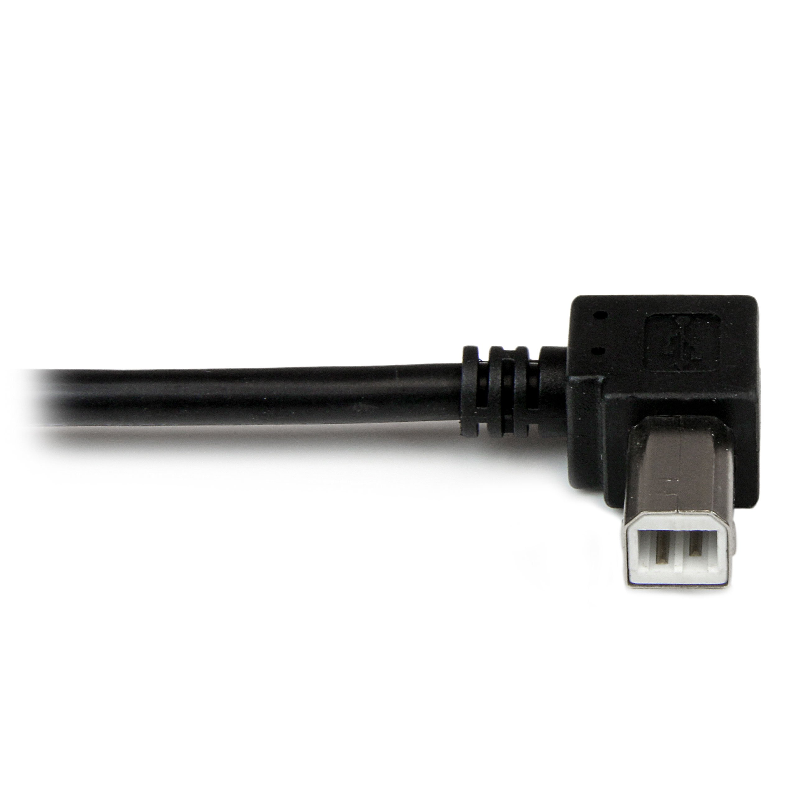 startech-com-usbab2ml-c-ble-usb-2-0-usb-a-vers-usb-b-coud-gauche-2m-noir image 5