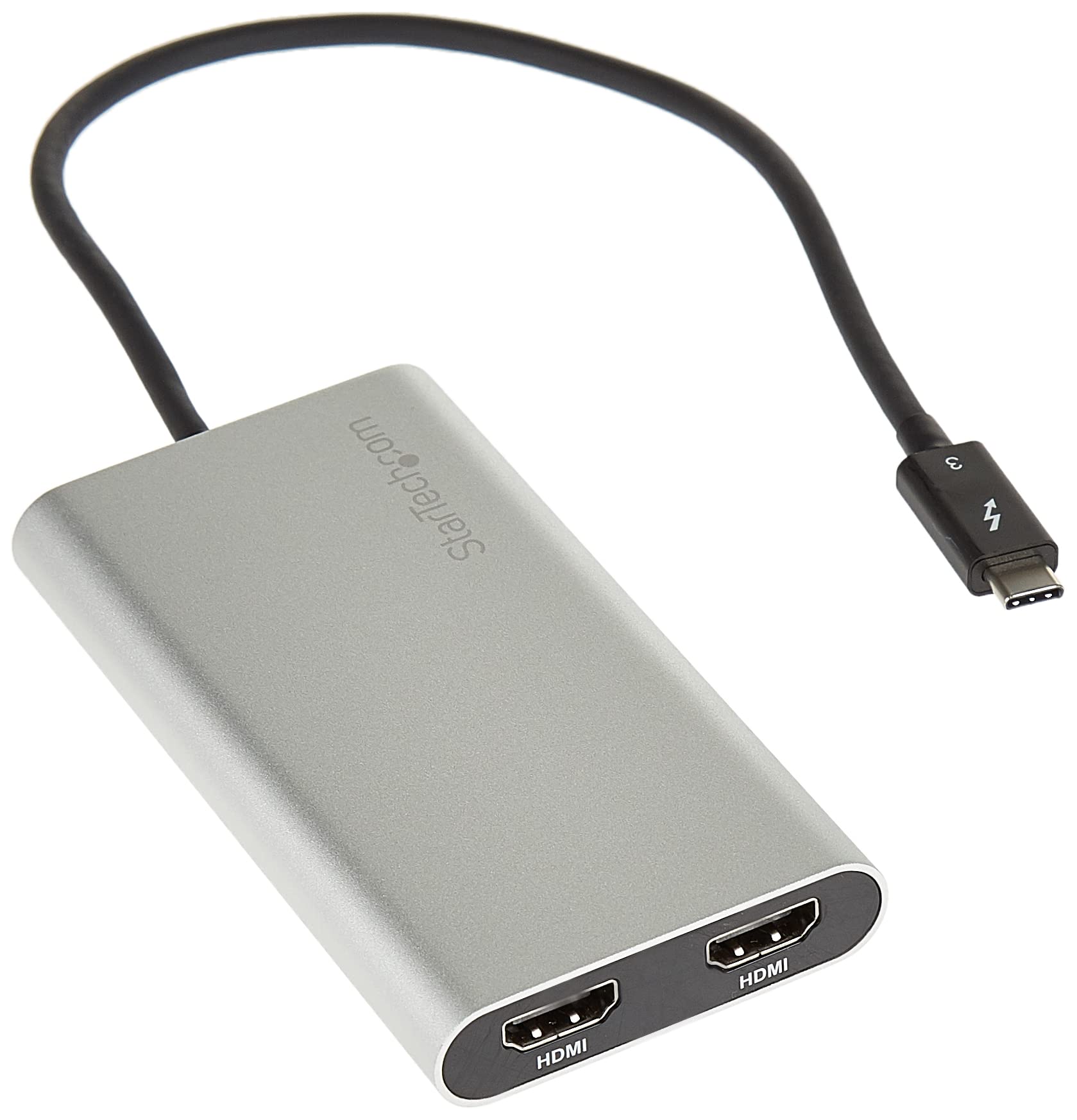 startech-com-tb32hd2-adaptateur-thunderbolt-3-vers-double-hdmi-4k-30hz image 1