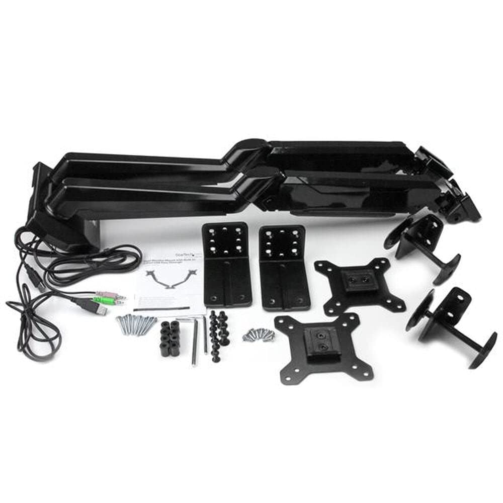 startech-com-support-bras-double-cran-12-30-jusqu-8-kg-armslimduo-aluminium image 5