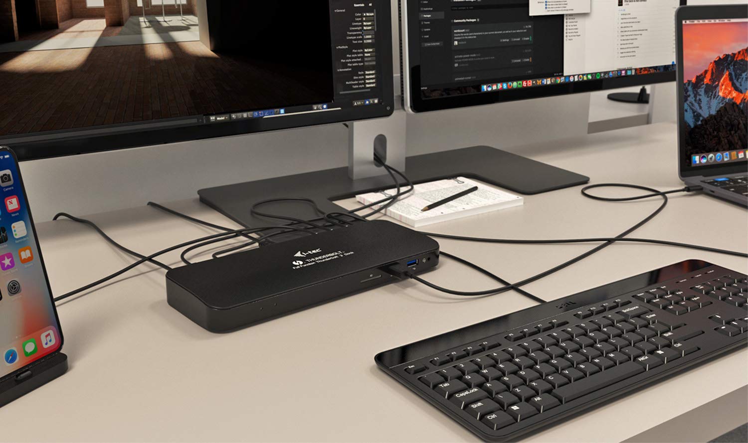 i-tec-station-d-accueil-thunderbolt-3-double-4k-60hz-ou-5k-60hz-power-delivery-6 image 8