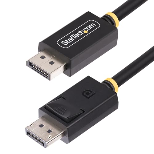 startech-com-c-ble-displayport-2-1-dp40-certifi-vesa-3m-8k-60hz-hdr-noir image 8