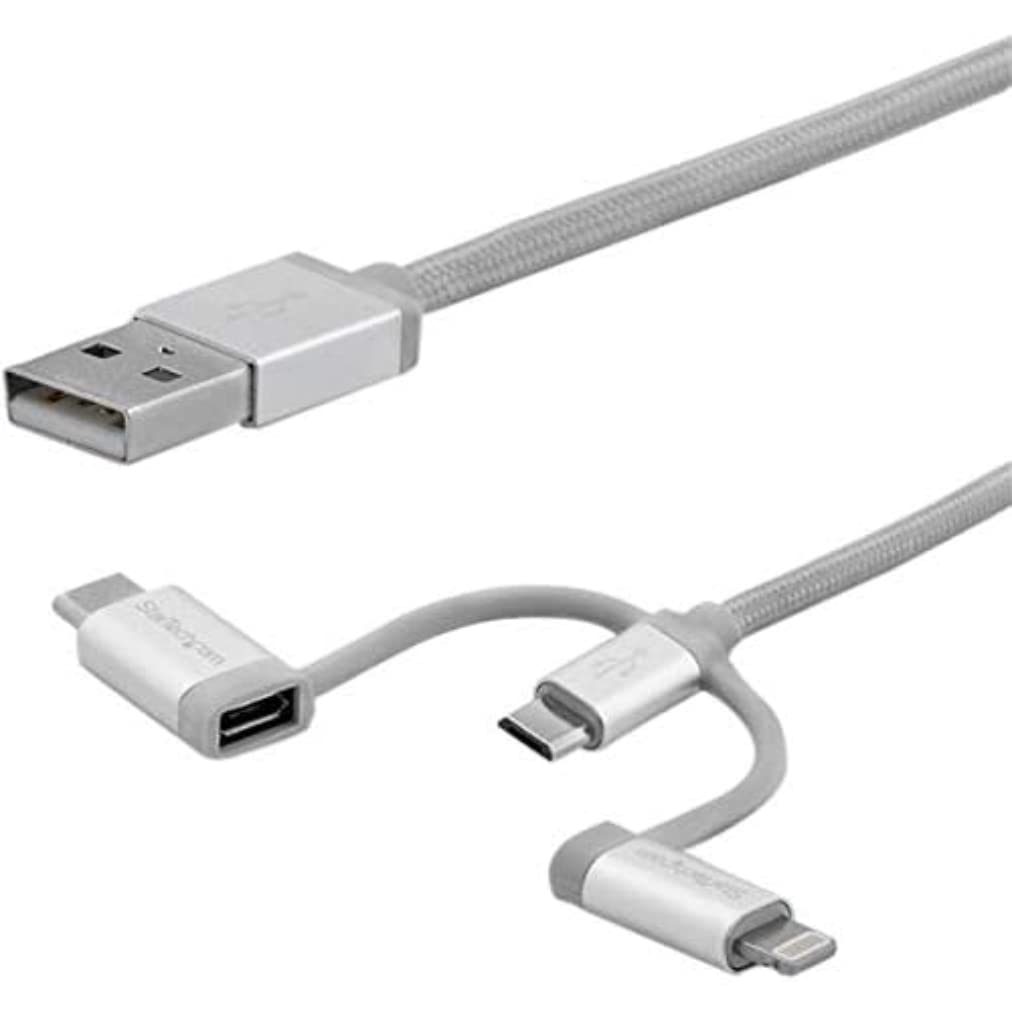 startech-com-pm1115xx-c-ble-usb-3-en-1-tress-2-m-lightning-usb-c-micro-usb-certi image 1