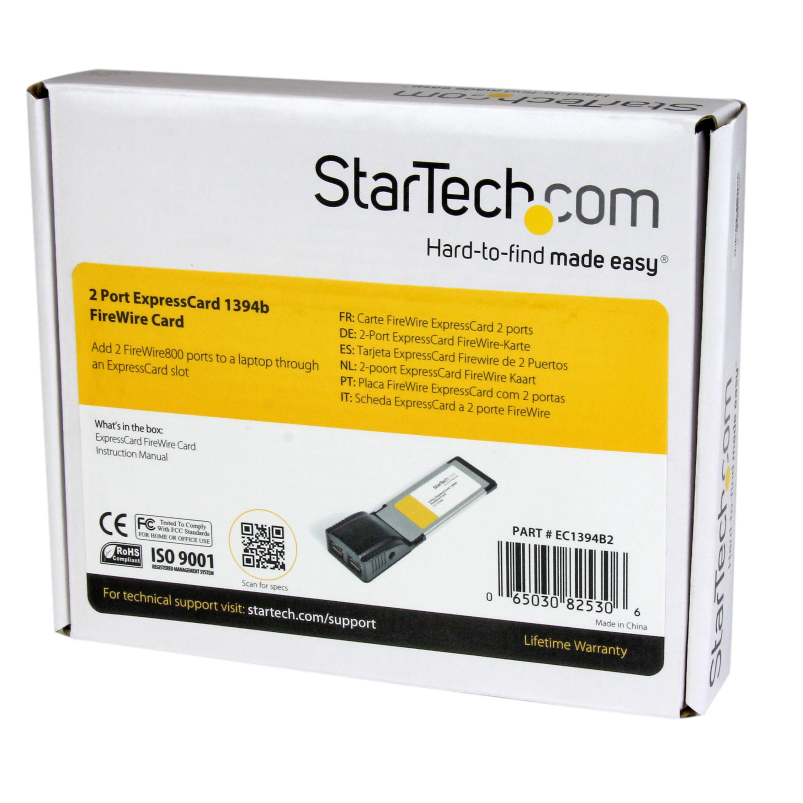 startech-com-carte-expresscard-1394b-firewire-2-ports-800-mbps-ec1394b2 image 5