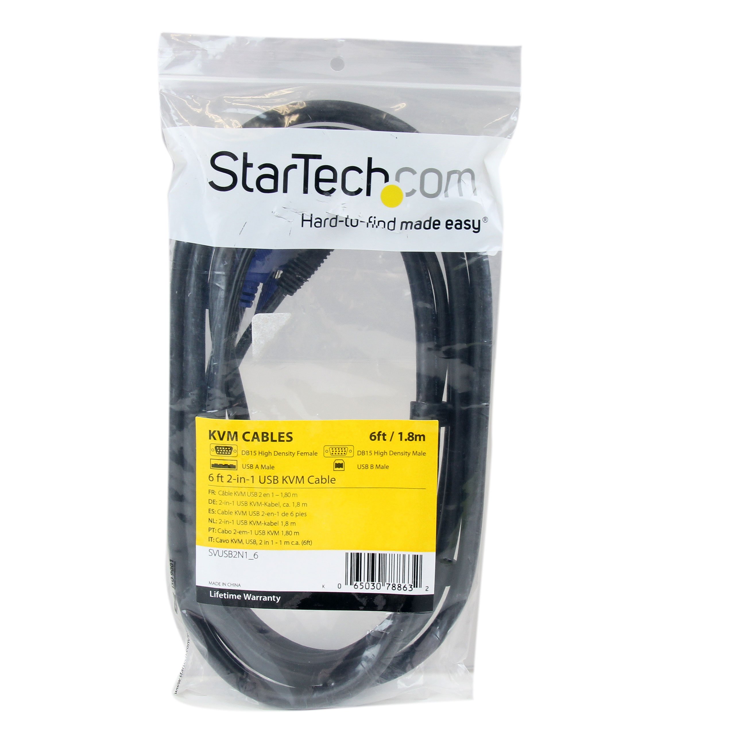 startech-com-c-ble-pour-switch-kvm-vga-avec-usb-2-en-1-1-80-m image 6