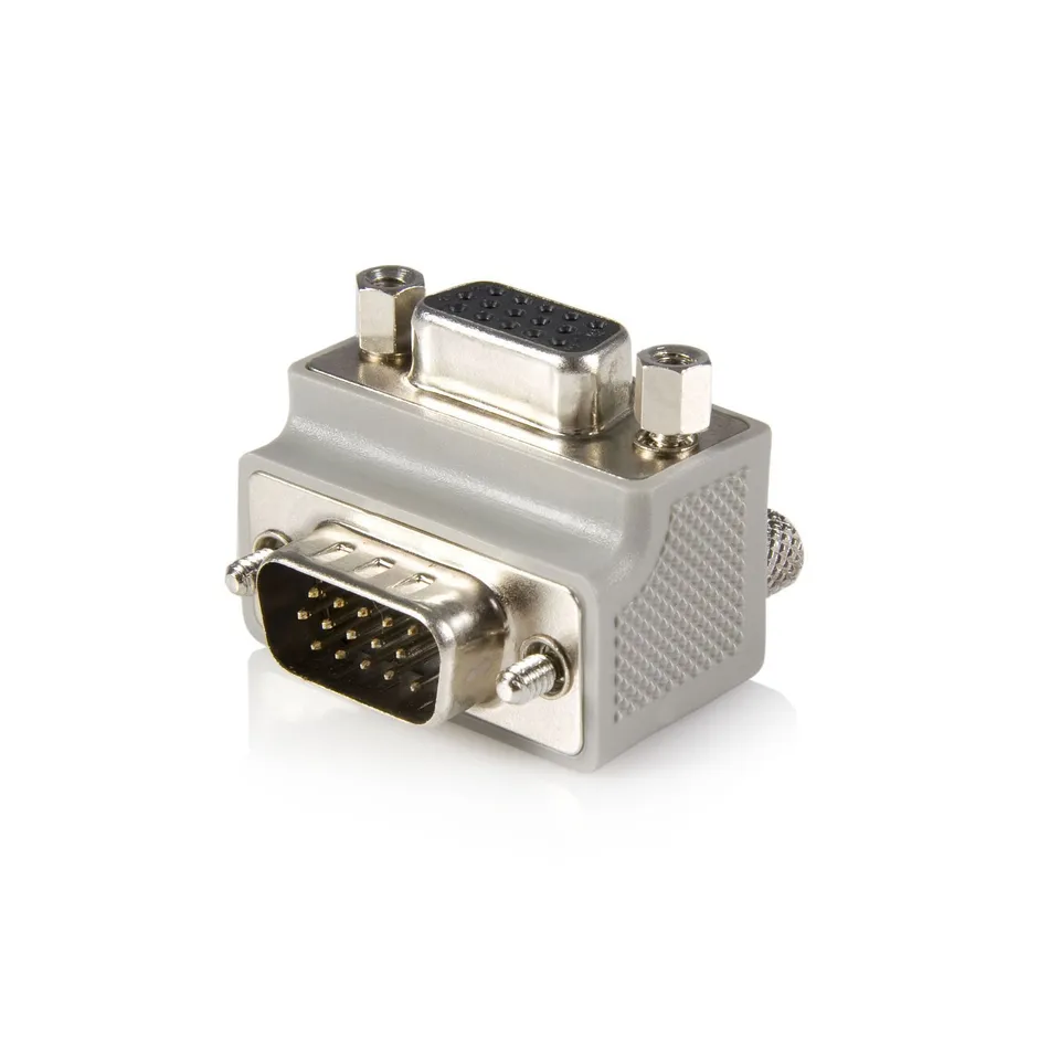 startech-com-gc1515mfra1-adaptateur-vga-angle-droit-hd15-m-f-gris image 1