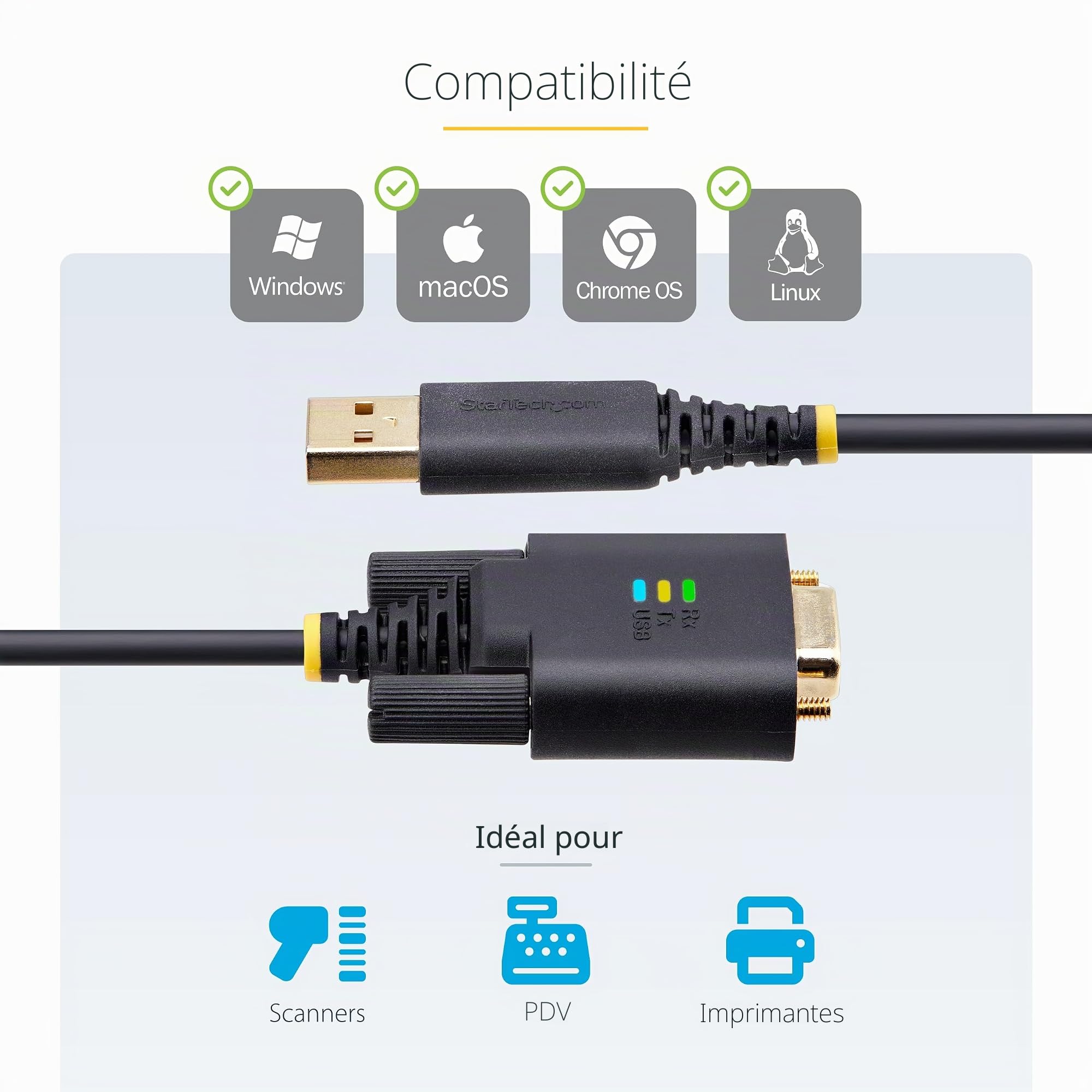 startech-com-c-ble-adaptateur-usb-vers-s-rie-db9-rs232-2m-ftdi image 5