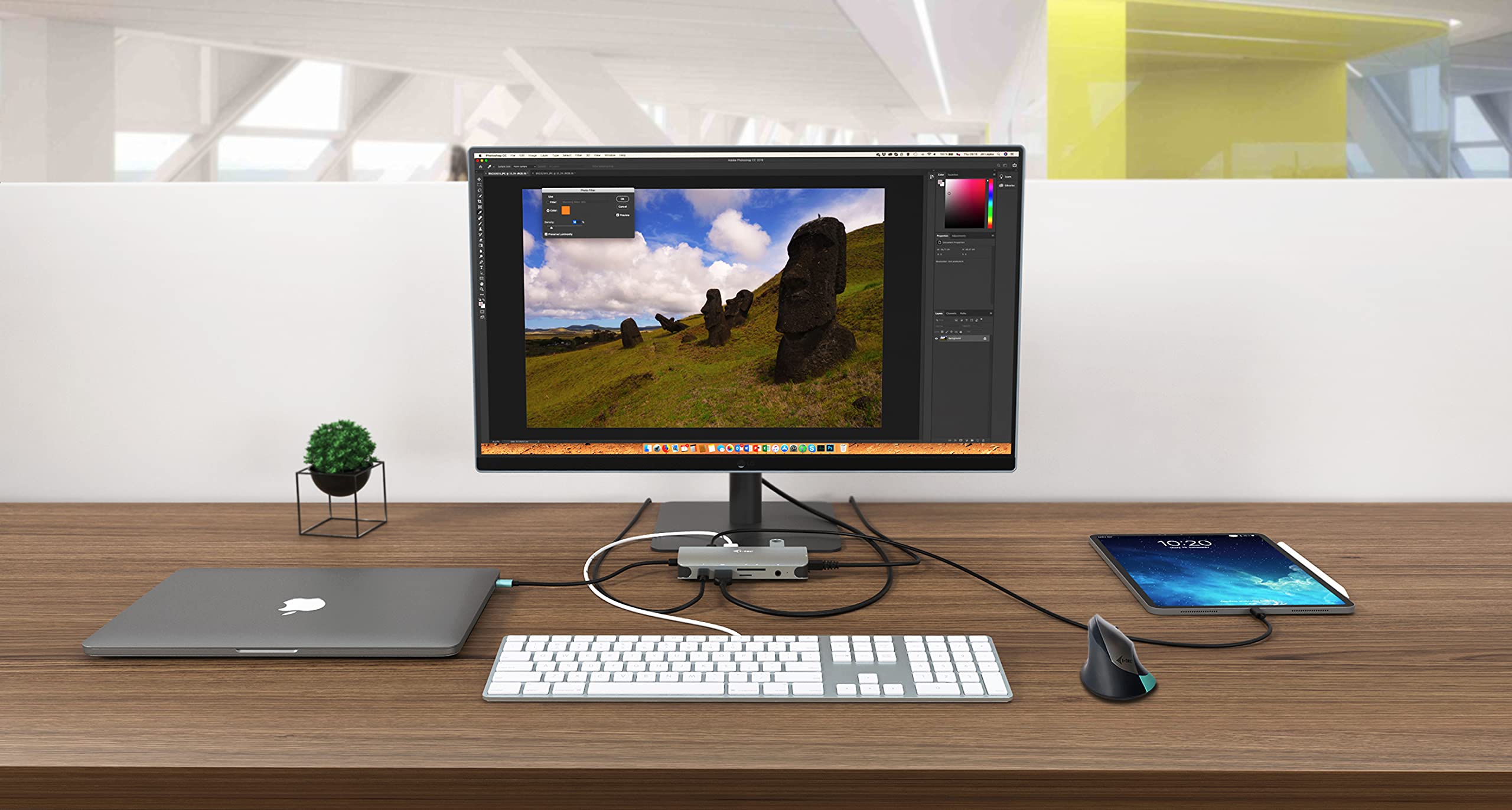 i-tec-metal-usb-c-nano-dock-hdmi-vga-lan-power-delivery-100w image 2