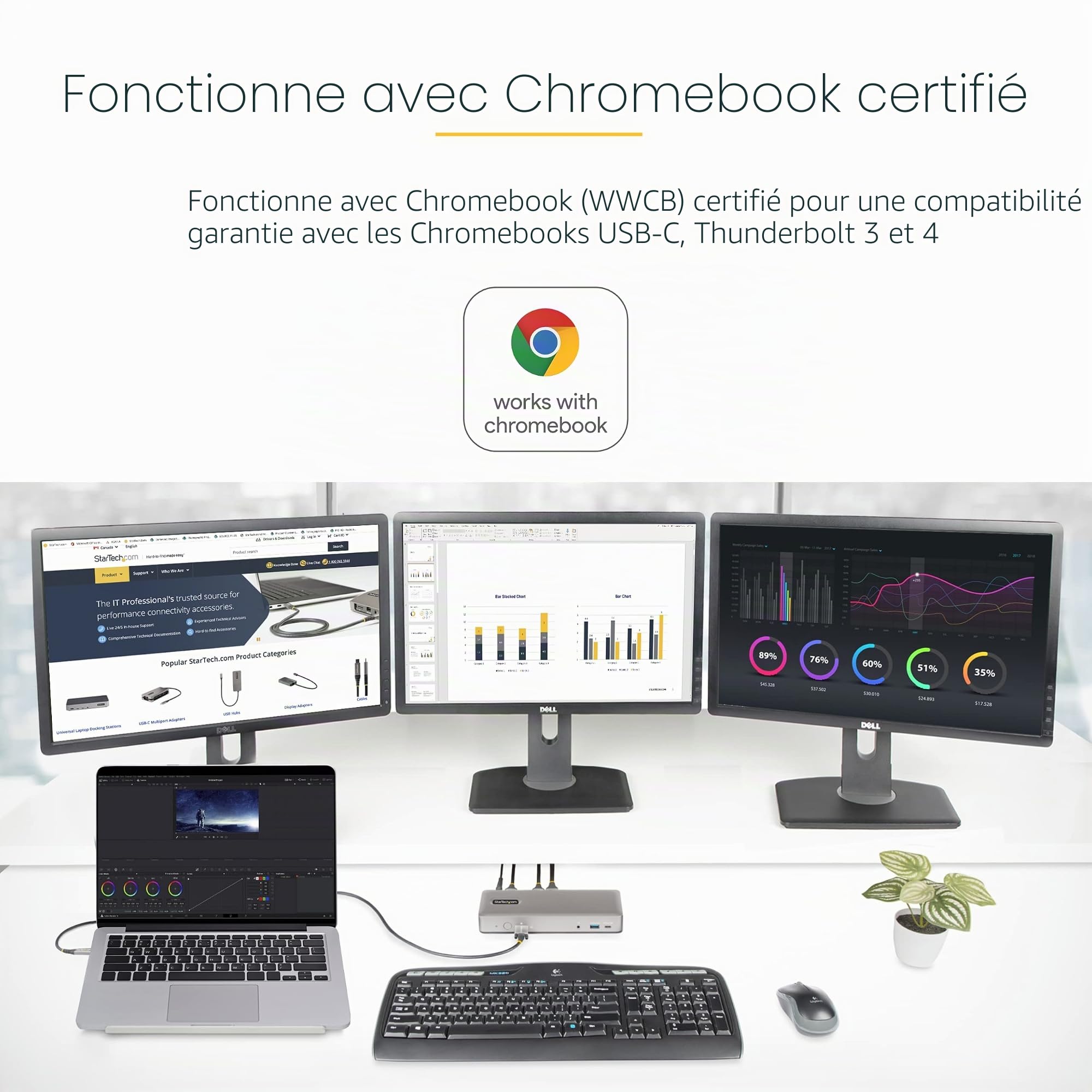startech-com-dock-usb-c-triple-4k30-double-4k60-chromebook-7-ports-gbe image 3