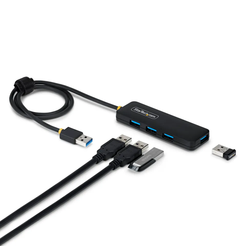 startech-com-hub-usb-a-4-ports-5gbps-c-ble-61-cm-h5a4a-usb-hub-2 image 1