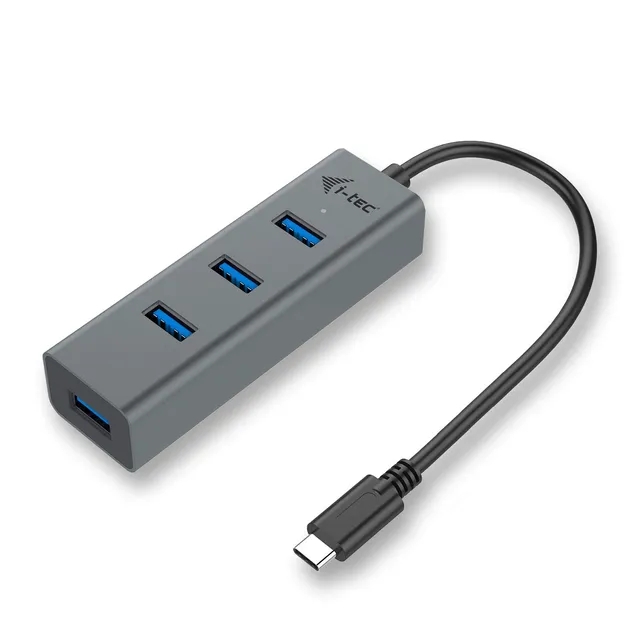 i-tec-c31hubmetal403-hub-usb-c-m-tal-4-ports-usb-3-0 image 1