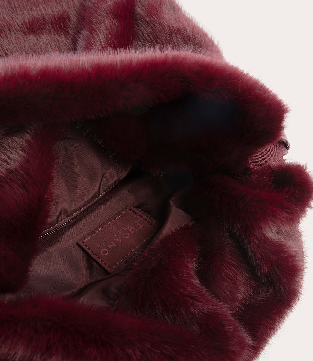 tucano-nina-fur-sac-dos-en-fausse-fourrure image 6