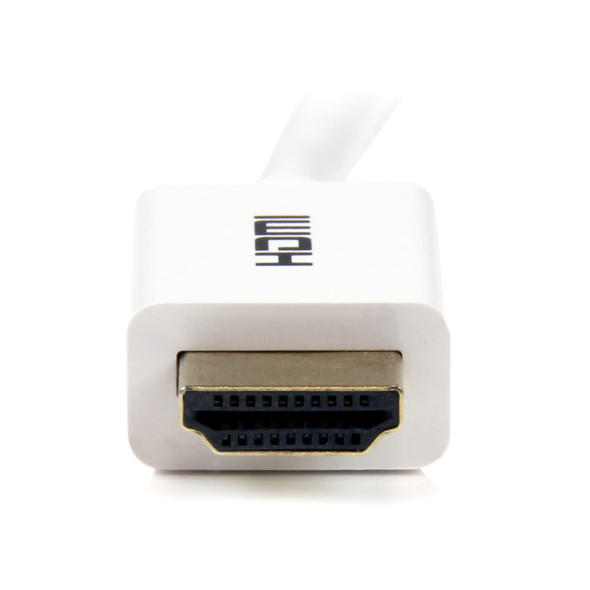 startech-com-hd3mm3mw-c-ble-hdmi-mural-3m-4k-30hz-blanc-m-m image 3