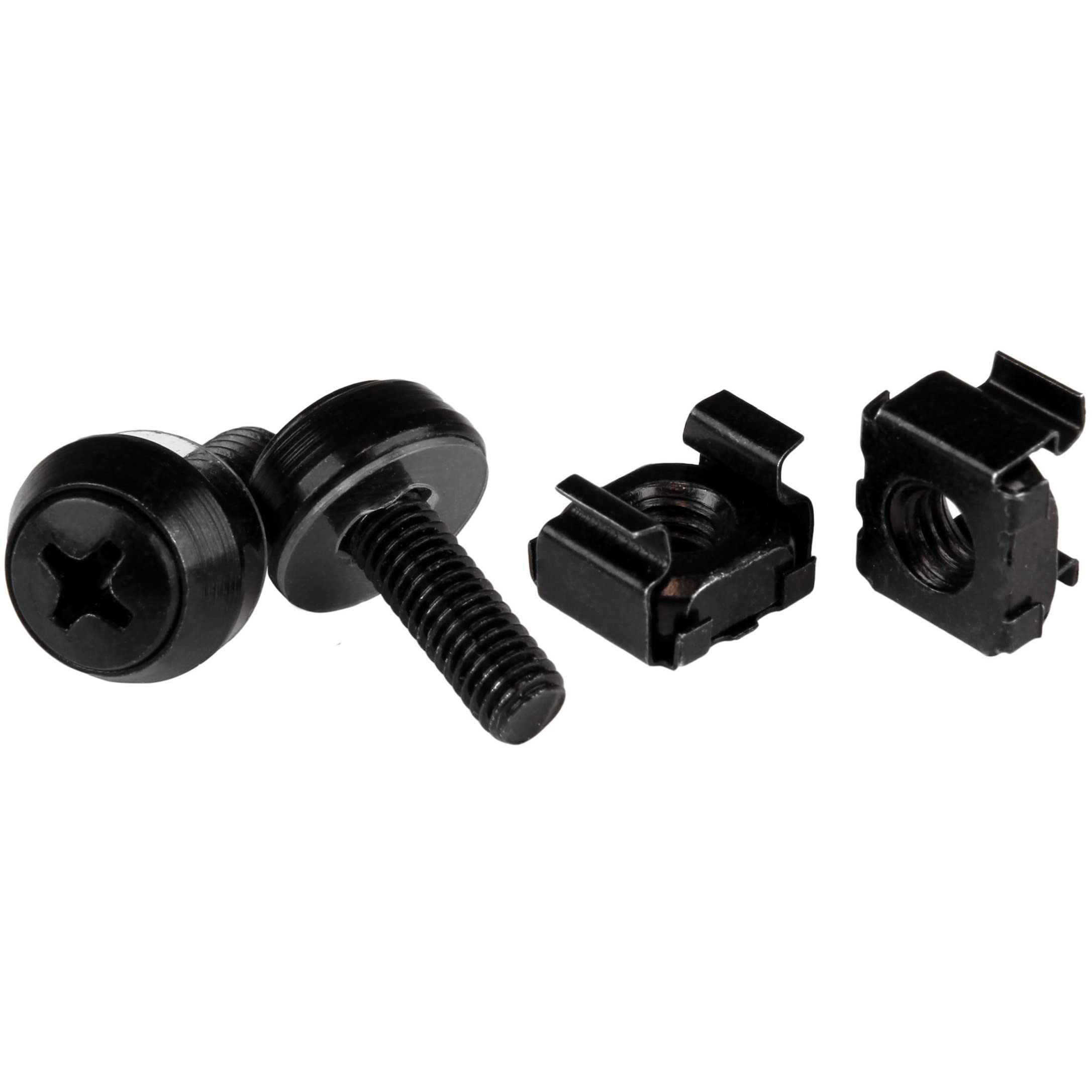 startech-com-kit-50-vis-m6-12-mm-et-crous-cage-trou-carr-outil-noir image 3