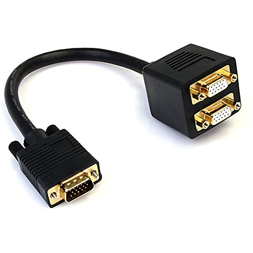 startech-com-vgaspl1vv-r-partiteur-vga-30cm-1x-m-vers-2x-f-noir image 5